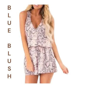 Blue‎ Blush Light Pink Romper
